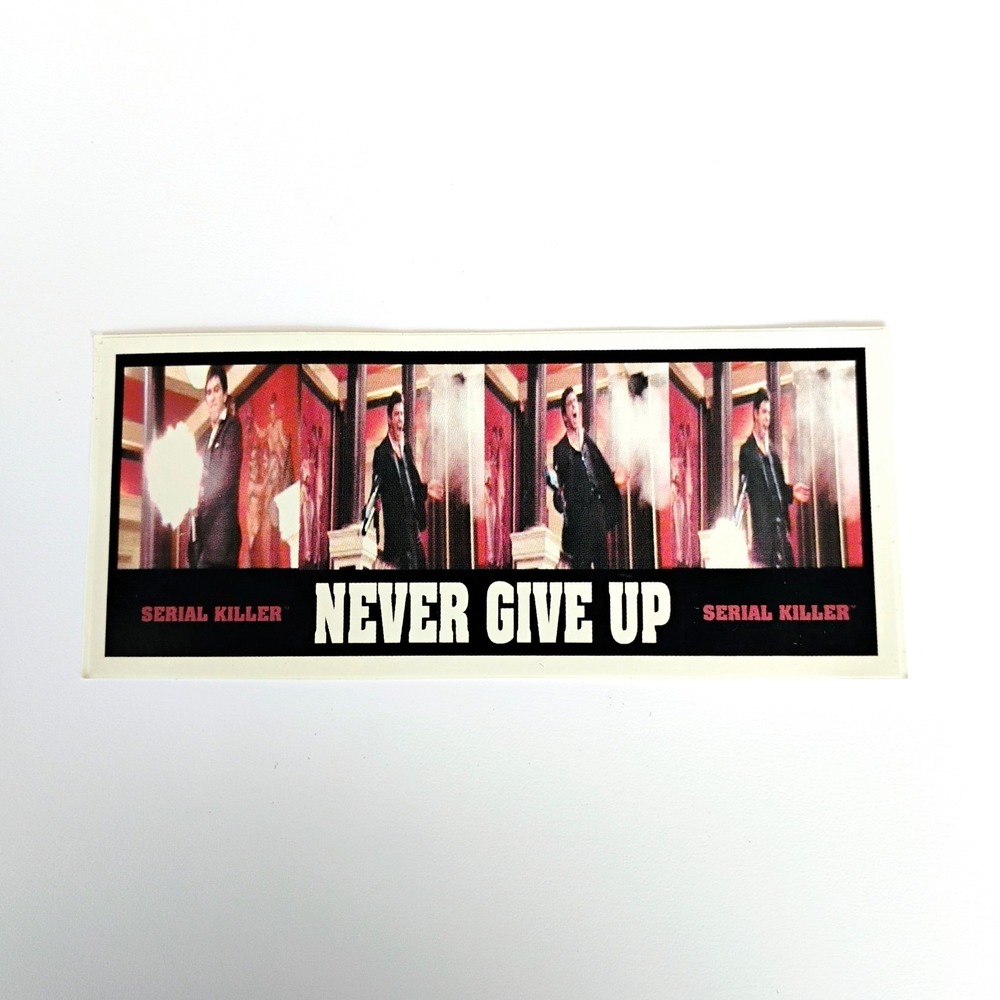 Serial Killer Clothing 1990's Vintage Skateboarding Surfing Sticker Streetwear